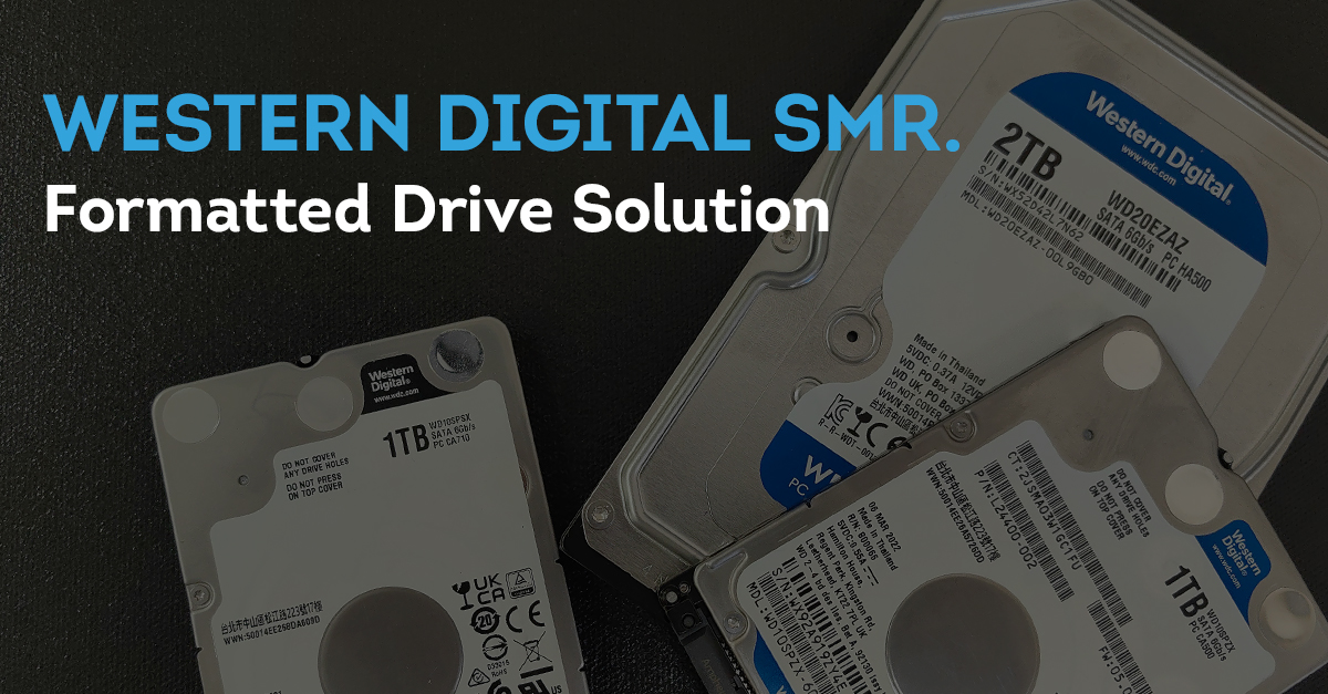 邯郸数据恢复-西部数据SMR-格式化驱动器解决方案